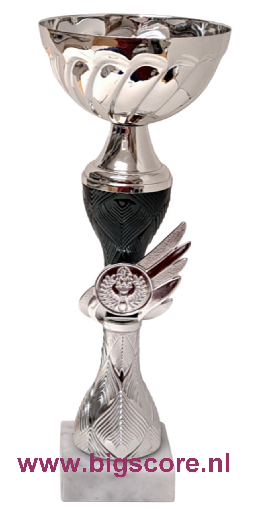 AUB 320 Beker Zwart-Zilver LAATSTE OP=OP!!
